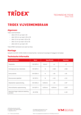 Tridex vijvermembraan - TF